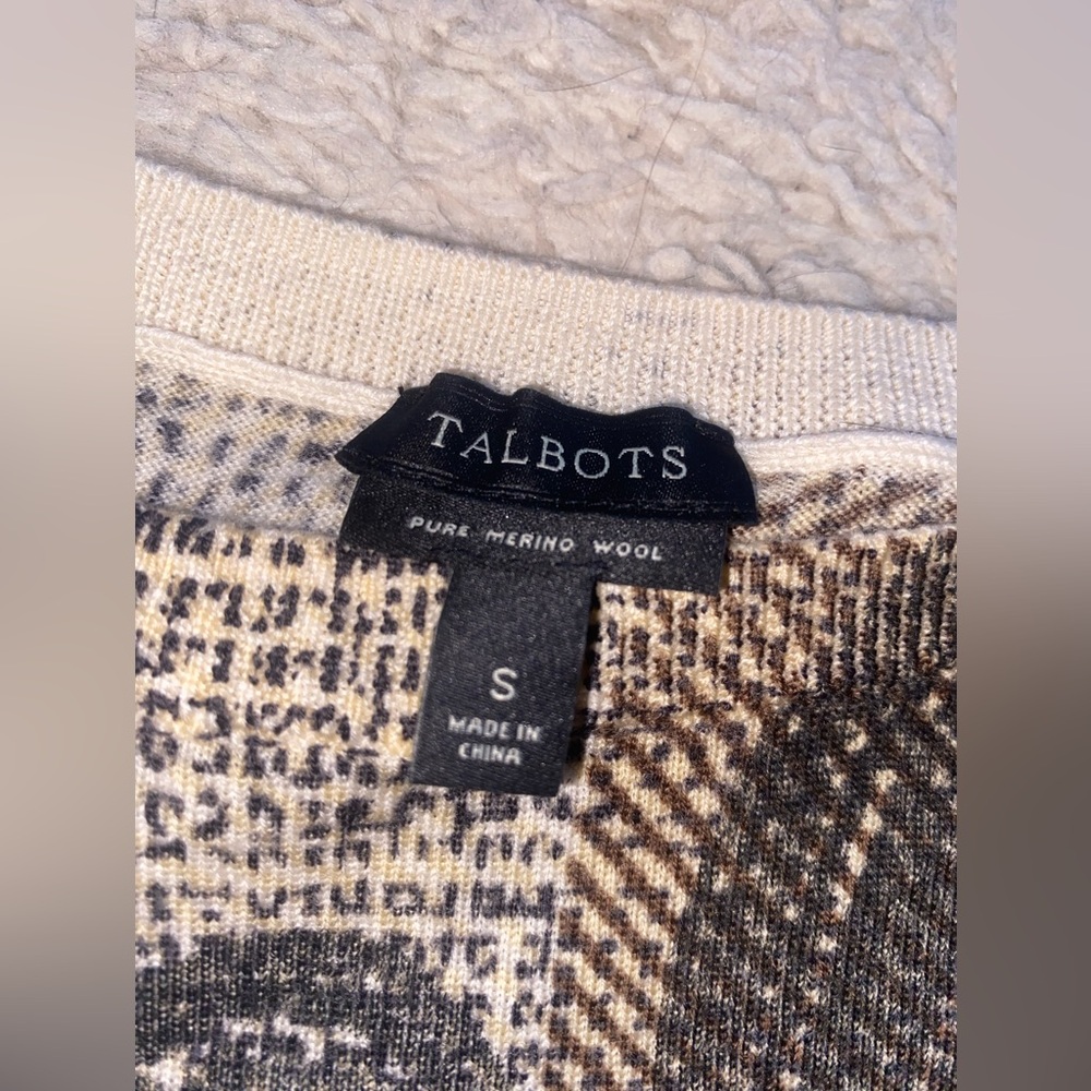 Talbots wool top - Picture 3 of 9